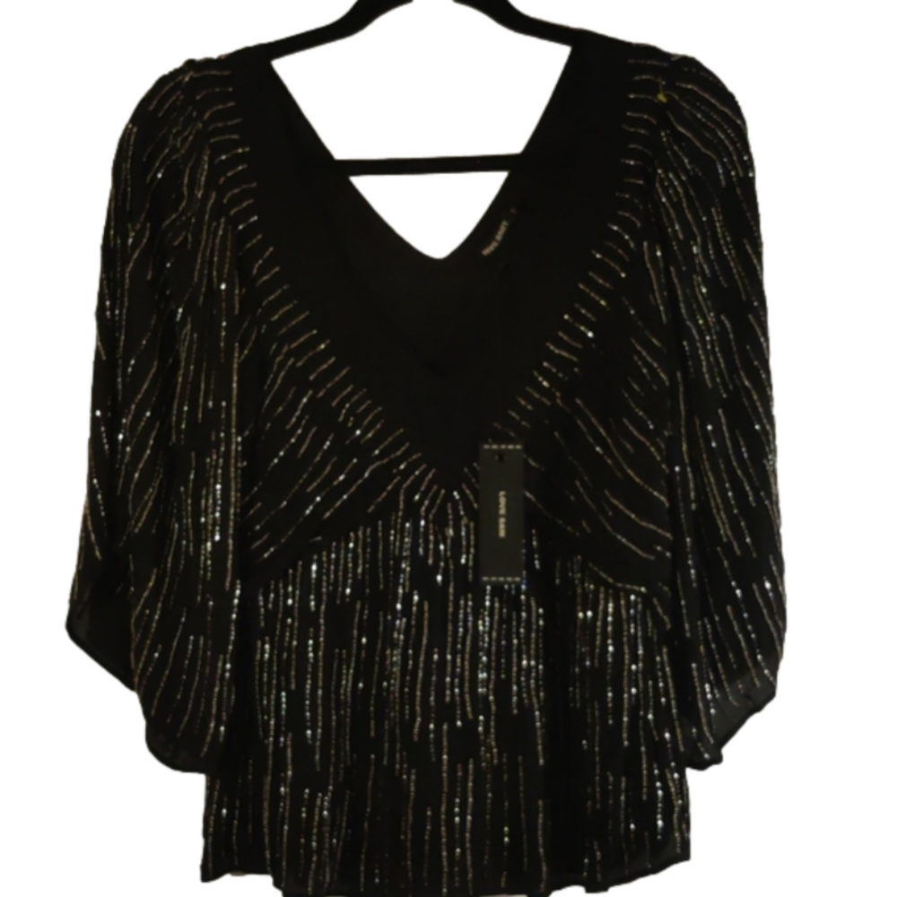Love Sam Beaded Top Medium NWT